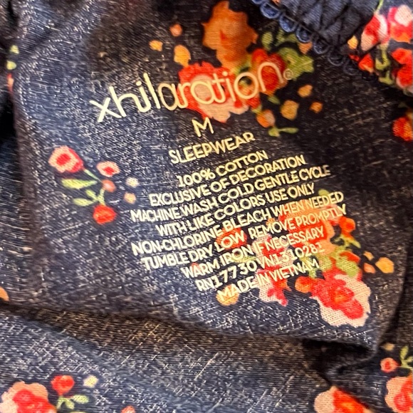 Xhilaration Floral Print Pocket Nightgown Size Medium - Picture 5 of 5